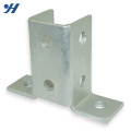 HDG Perforated Steel Structural Post Base Plate Bracket